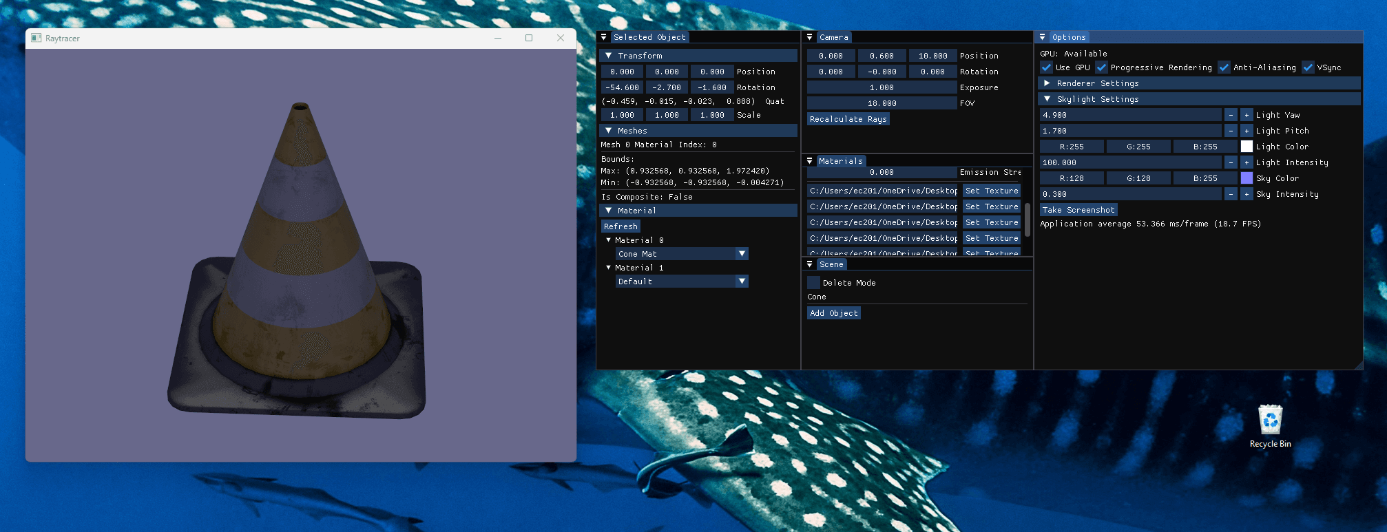 Thumbnail for CUDA path tracer